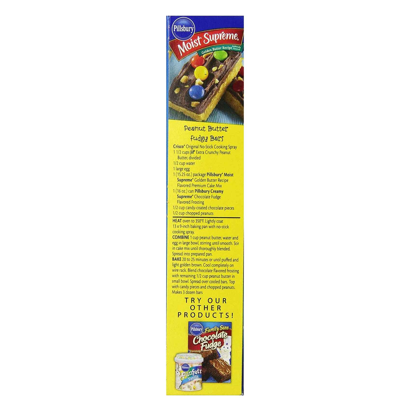 Pillsbury Cake Mix Moist Supreme Golden Butter 432 Gram product thumbnail 4