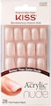 Kiss Salon Acrylic French Nails Kan03, Nude, 28 Gm