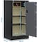 Rubik Safe Box X-Large Capacity, Triple Security Lock, Floor Standing with Wheels, Fire Resistant Coat, for Home Office (Size 120x60x49cm) Black/Grey