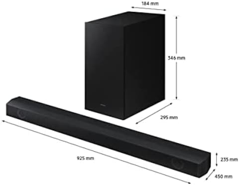 Samsung HW-B550/ZN B-Series Soundbar 2.1 Channel Black