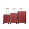 STARLIFE 3 Piece ABS Hard side Trolley Luggage Set Spinner Wheels with Number Lock
