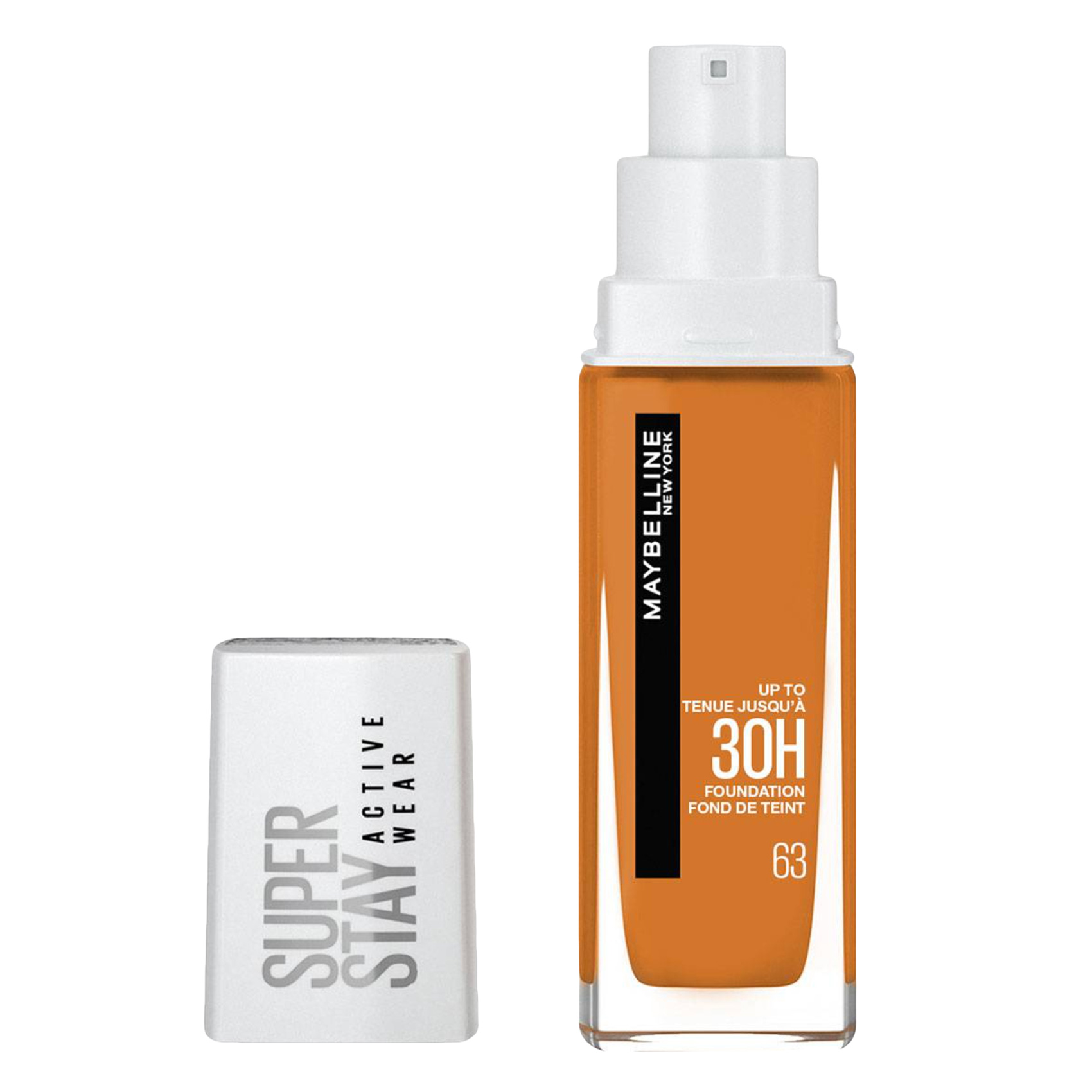 Maybelline New York Super Stay 30H Liquid Foundation 63 Cappuccino 30Ml