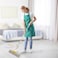 PVA Sponge Mop 27cm, Telescopic Handle Quadruple Roller  2 Extra Super Absorbent PVA Sponge Refill   Household Cleaning Tool  Best for Kitchen, Tiles, Multi-Surface Hard Floor (1+2)
