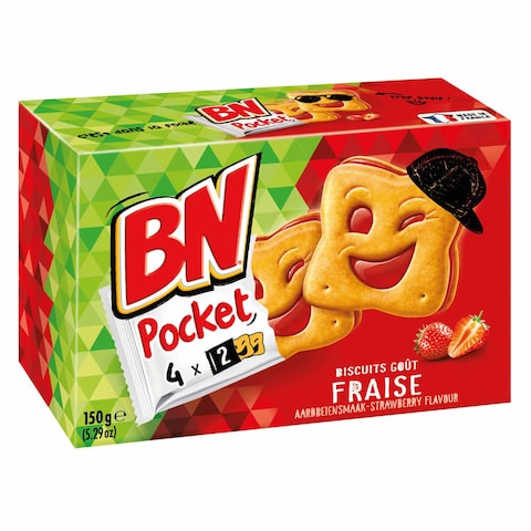 BN Strawberry Sandwich Biscuits 150g