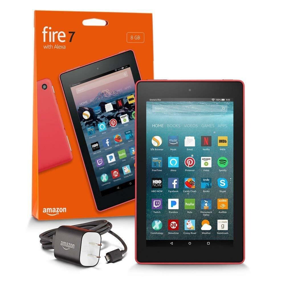 Buy Fire HD 8 Tablet 16GB, Wi-Fi, 8In - RED with Alexa Online ...