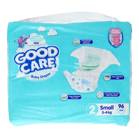 Good Care Baby Diaper (S) 96 pcs