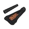 Black + Decker 530W 16,000 Rpm Single Speed Electric Blower/Vacuum With Collection Bag For Home &amp; Garden Bdb530-B5
