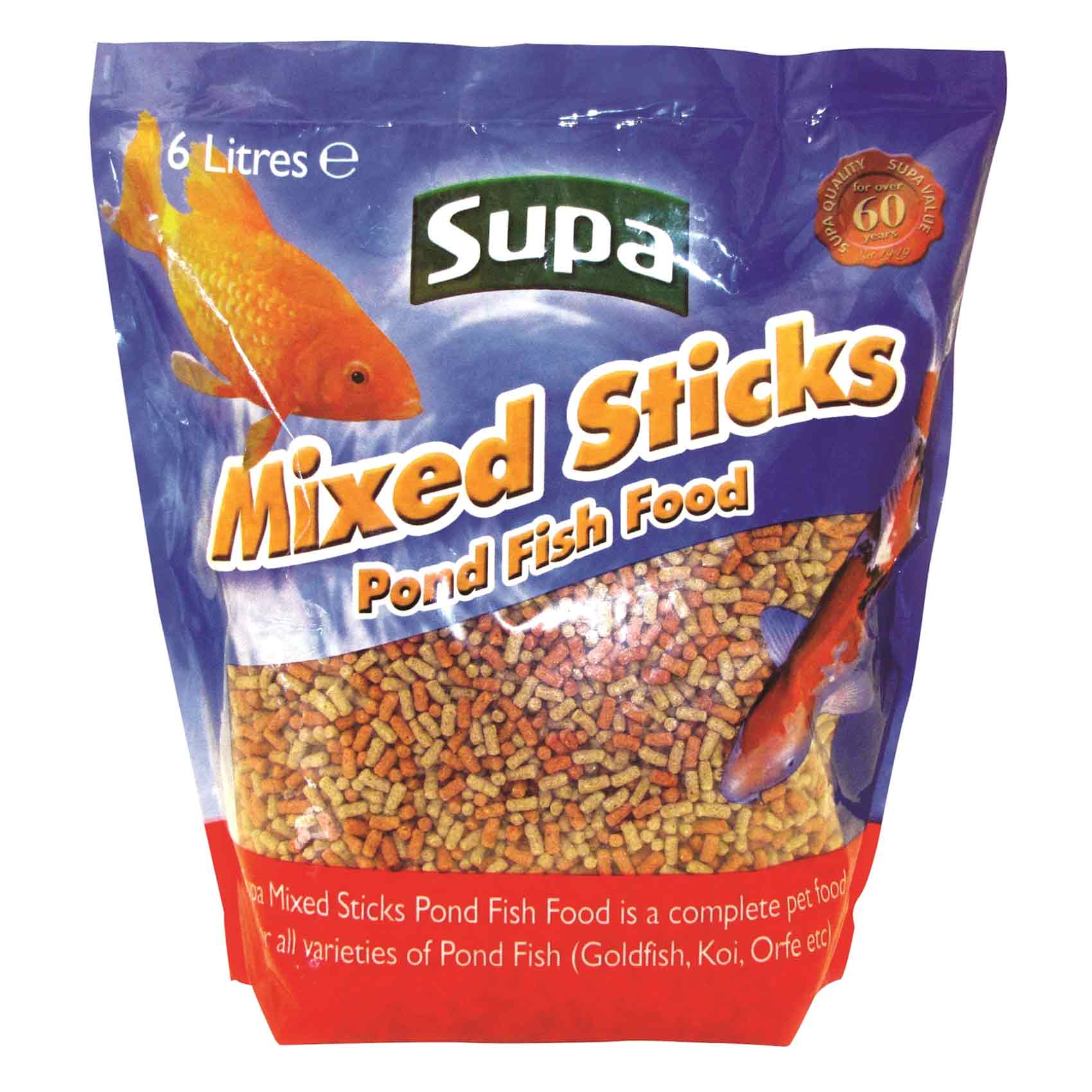 SUPA POND FISH FOOD 6L