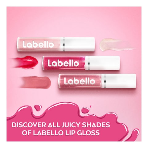 Labello Lip Oil Moisturising Lip Care Glossy Finish Pink Rock 5.5 ml