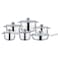 Wilson Stainless Steel Cooking Set With Induction Bottom Silver 12 PCS