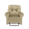 إن هاوس كرسي استرخاء هزاز ودوار منجد بالمخمل - بيج فاتح - أمريكان بولو