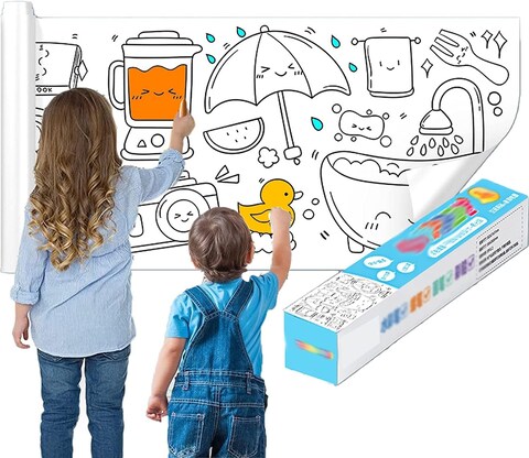 Drawing book coloring paper roll Painting Poster Educational Toy For Kids