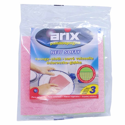 Arix 113 Softy Sponge Cloth 3 pcs