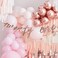21st Rose Gold Happy Birthday Banner Bunting