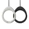Ringke [2 Pack] Finger Ring Strap Silicone Smartphone Grip Lanyard Holder with Anti-Slip Mount Function Compatible with Phone Cases, Keys, Cameras, and More - Black &amp; Light Gray