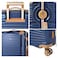 Hard Case Travel Bags Makrolon Polycarbonate Gold Jetstream Aluminum Frame Luggage Zipper Less Suitcase Extra Corner Protection Double Tsa Lock E9R1 Set of 3 Blue Moon