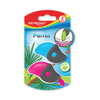 Keyroad Eraser Parrot 2 Pieces