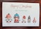 Packs of 10 Red hat Gnome Christmas cards