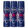 NIVEA MEN  Antiperspirant Spray for Men  Dry Impact 150ml Pack of 3
