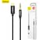 Baseus Audio Aux Jack Cable 3.93ft USB Type C To 3.5mm Headphone Stereo Cord Car Compatible With iPad Pro 2018 Google Pixel 2 3 XL Samsung Galaxy S21 S20 Ultra Note 20 10 Plus Black