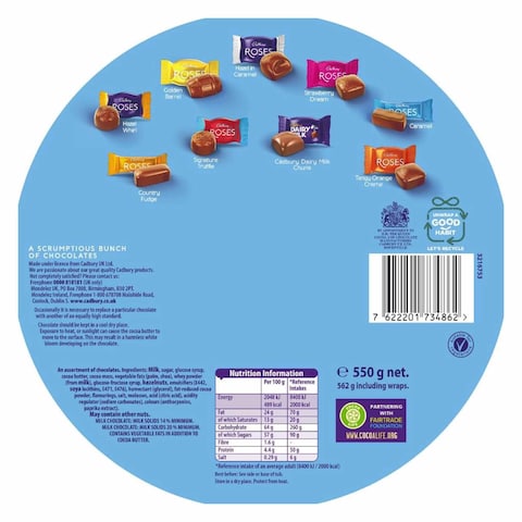 Cadbury Roses Chocolate 550g