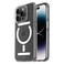 Remson Mag-X Magnetic Hybrid Protective Glitter Case Military Grade Protection Compatible For iPhone 14 Pro - Glitter
