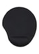 Generic Silicone Mouse Pad With Wrist Support, Black