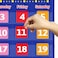 Calendar and Weather Pocket Chart with 112 Cards for Kids Homeschool Calendar School Calendar Classroom Supplies Large 44.5&quot; x 28.3&quot;