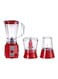 Geepas 3 In 1 Blender, Red - GSB9891