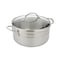 Prestige Infinity Stainless Steel Stockpot With Lid Silver 24cm
