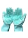 Boliz - 2-Piece Silicone Scrubbing Gloves Set Green