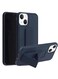 Zolo Finger Grip Holder and standing cover with Car Magnetic Multi-function Shockproof Protective Case Cover For iphone 13 Dark Blue
