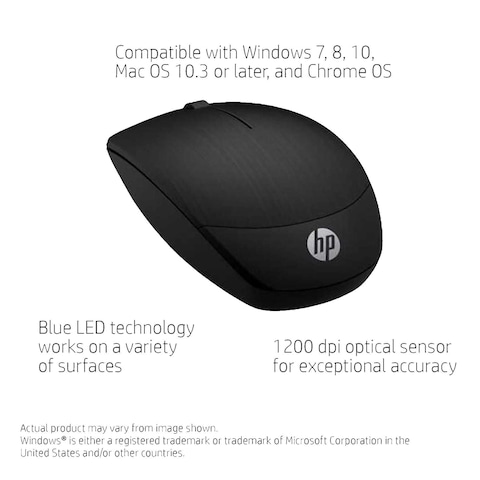 HP Wireless Optical Mouse X200 Black