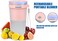 Rechrgeable Portab plastic jar 350ml stainless steel blade power motor usb rechargeable one button control with led indication