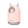 Generic-Pink  USB Humidifier 300ml Mini Portable Humidifier Desktop Bedroom Mute Humidifier with 7-color breathing Light Pink