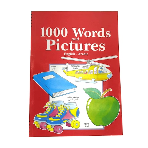 1000 Words and Pictures English-Arabic - Book