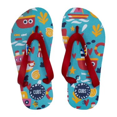 Rio 09 Flip Flop Slippers For Kids - Size 32 - Multi Colors
