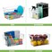 Atraux Fridge Organizer Bins, Space Sever Storage Box For Pantry Kitchen Cupboard in Bathroom - 6-Pack