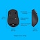 Logitech M330 Silent Plus Wireless Large Mouse - Black