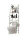 Over Toilet Storage Rack White 155x155x45cm