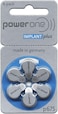 Powerone Mercury Free Hearing Aid Batteries Size: 675  Implant plus - Pack of 60 batteries