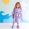 Title: Milk&amp;Moo Kids Poncho and House Slippers Set Little Mermaid, Ultra Soft and Absorbent Fabric, %100 Cotton, Fun Princess Design, Suitable for 4-6 Year Old Children, Purple