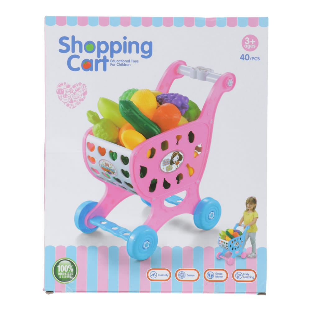 Shopping Cart Educational Toys 40 Pcs 3+ Ages