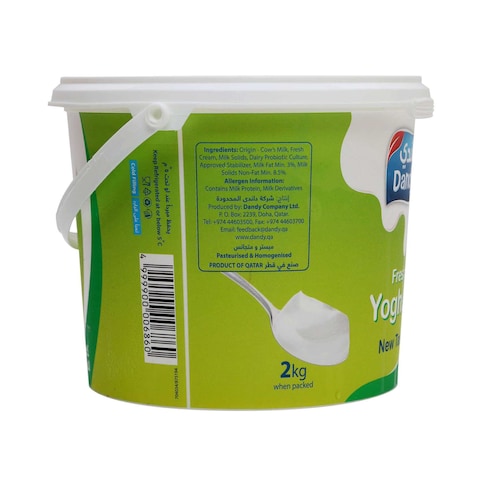 Dandy Fresh Yoghurt New Taste Full Cream Pack 2kg