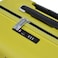 Eminent Hard Case Suitcase Trolley Luggage Set of 3 Polypropylene Lightweight Travel Bag 4 Quiet Double Spinner Wheels With Tsa Lock B0011 Chartreuse