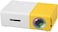 Ntech 60 Inch LED Projector HD Battery Operated 320X240 Pixels Yg-300 HDMI USB LED Pocket Projector For Home And Entertainment Yellow