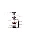 Mibru Coffee Maker Siphon Tea Japanese Style Syphon Pot Vacuum Coffee Maker Machine Glass Type 3 Cup