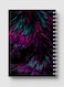 Lowha Spiral Notebook With 60 Sheets And Hard Paper Covers With Mix Colorful Rock Texture Design, For Jotting Notes And Reminders, For Work, University, School