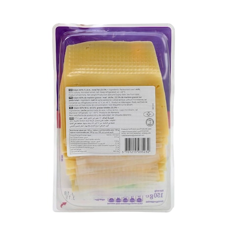 Emborg Edam Natural Cheese 8 Slices 150g