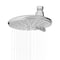 Decdeal - 6 Inch Shower Head High Pressure Boosting 3 Settings Adjustable Shower Head Bathroom Bath Spray Showerhead Polished Chrome Bath Rain Shower Head Replacement